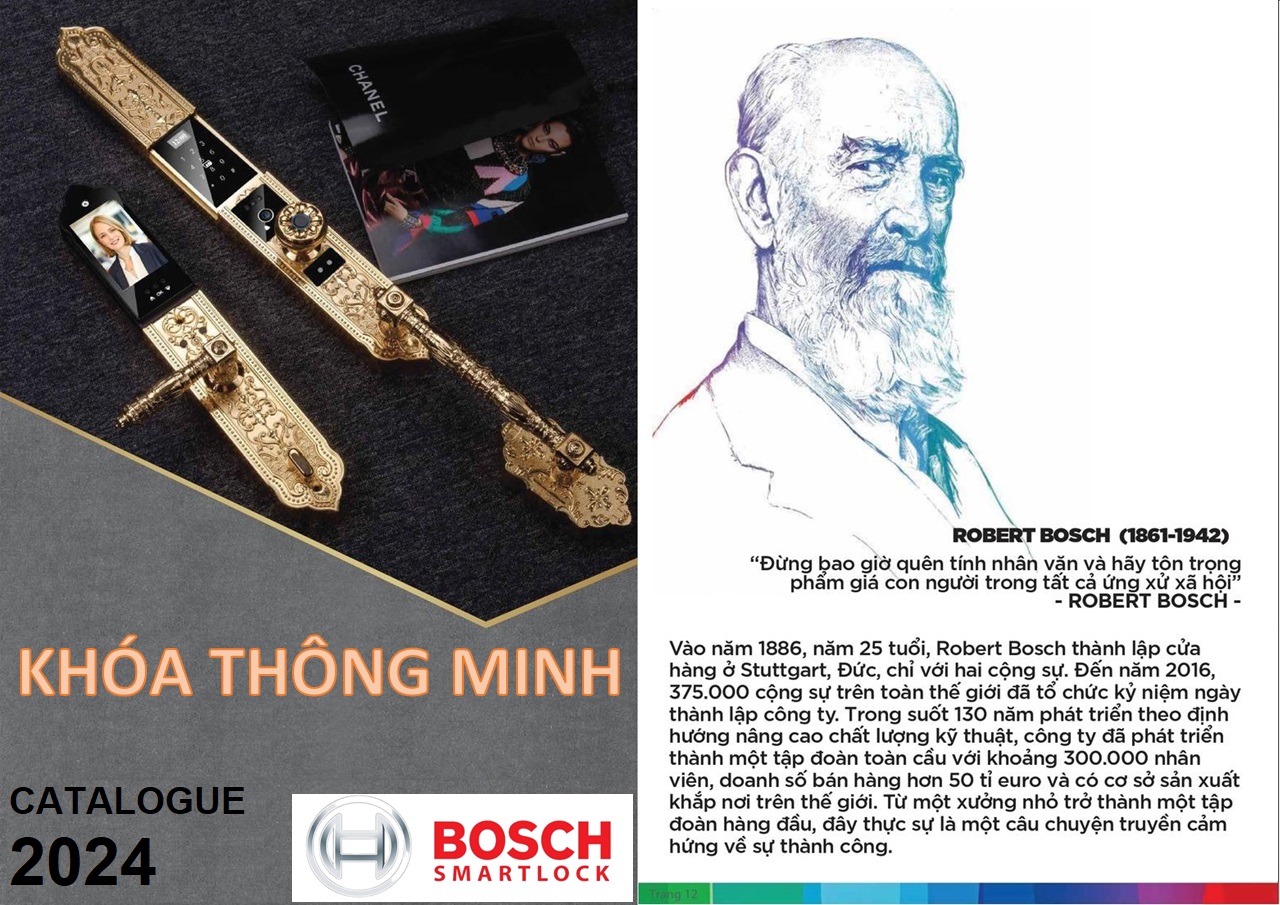 Khóa cửa thông minh BOSCH Catalogue và Bảng giá mới nhất tại Bình Dương /Page 1
